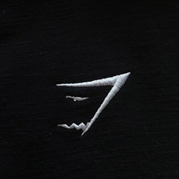 Gymshark vital seamless leggings black.logo string roll up Soft Yoga - Picture 7 of 7